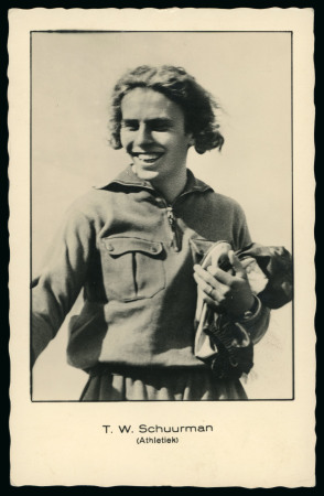 Stamp of Olympics » 1932 Los Angeles 1932 Los Angeles group of 11 picture postcards of Dutch participants who competed at the Games