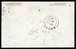 Stamp of Great Britain » Hand Illustrated and Printed Envelopes 1845 (Sep 20) "Hartley's Racing Calendar Office" printed envelope depicting horse racing at top, franked with 1841 1d red