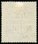 Stamp of Great Britain » Officials Inland Revenue: 1885 10s cobalt on blued paper overprinted "SPECIMEN" type 11, mint o.g.