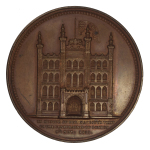 Stamp of Great Britain » Line Engraved Essays, Plate Proofs, Colour Trials and Reprints 1837 William Wyon City Medal in bronze, 55mm