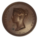 Stamp of Great Britain » Line Engraved Essays, Plate Proofs, Colour Trials and Reprints 1837 William Wyon City Medal in bronze, 55mm