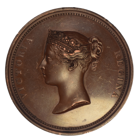 Stamp of Great Britain » Line Engraved Essays, Plate Proofs, Colour Trials and Reprints 1837 William Wyon City Medal in bronze, 55mm