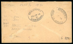Stamp of Cayman Islands 1908 registered cover to Czechoslovakia with 2 1/2d.