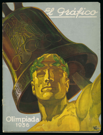 Stamp of Olympics » 1936 Berlin » Other Memorabilia "El Grafico / Olimpiada 1936" Argentinian magazine, pp.114