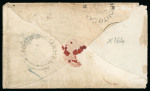 Stamp of Canada 1850 (11 Mar.) Stampless envelope to Scarborough (near