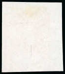 Stamp of Kenya, Uganda and Tanganyika » British East Africa 1896 De La Rue small format definitive colour trial with blank value tablet in rose-red on wove paper