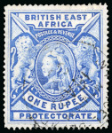 Stamp of Kenya, Uganda and Tanganyika » British East Africa 1897-1903 De La Rue large format used selection incl. 5R