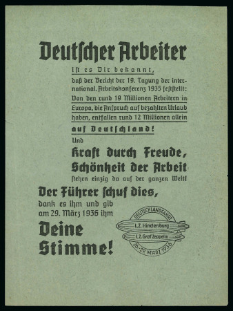 Stamp of Olympics » 1936 Berlin » 1936 Hindenburg Olympic Flight Hindenburg LZ129 Zeppelin group of books, postcards, etc.