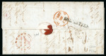 Stamp of New Zealand 1845 (Sep. 4) letter written from Wellington New Zealand