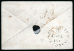 Stamp of Great Britain » Postal History 1841 (Mar 6) prepaid envelope from Edinburgh to Sydney