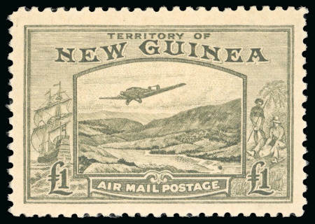 Stamp of New Guinea 1939 1/2d to £1 mint set of 14