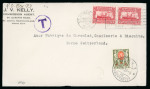 Stamp of Canada » Newfoundland 1924-29 Two covers from Newfoundland to Switzerland, with postage dues applied on arrival,