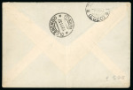 Stamp of Italy » Italian Colonies and Possessions » Aegean Islands 1937-43 Two covers showing "Aperi Scarpanto/Egeo" cds in violet and blue