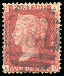 Stamp of Cyprus » British Post Offices 1878-80 1d red pl. 213 AD, cancelled by the "981" Paphos