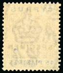 Stamp of Cyprus » King George V Issues 1921-23 45pi dull purple and ultramarine, overprinted Specimen, mint,
