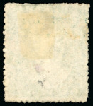 Stamp of Grenada 1861-62 1d blue-green, no wmk, rough perf 14 to 16, no wmk, three used examples, cancelled by the A15