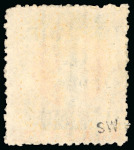 Stamp of Grenada 1887 1d carmine, perf 14, wmk crown CA inverted, overprinted Specimen diagonally,