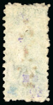 Stamp of St. Vincent 1881 1/2d on left half of 6d bright-green and 1d on 6d bright-green, One Penny surcharge, mint,