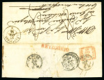 Stamp of Italy » Missions, Post Offices and Postal History Abroad » The Crimean War 1855-56 Sardinian presence in the Crimean War: lot of 28 letters and documents and some stamps