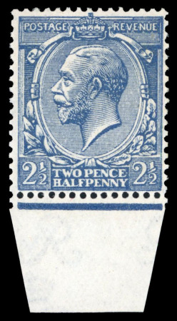Stamp of Great Britain » King George V » 1912-24 Profile Head Issues 1912-22 2 1/2d indigo-blue, wmk simple cypher, mint, original gum, RPSL certificate