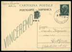 Stamp of Italy » Foreign Occupations of Italian Territories or Under Italian Sovereignty » German Occupation of Ljubljana (Laibach, Lubiana) 1944-45 Lot of ten stationery cards, most of them with