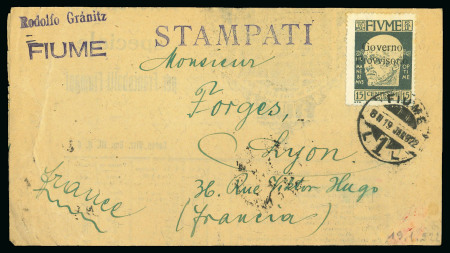 Stamp of Italy » Italian Occupations WWI » Fiume 1919-23, lotto composto da 11 pezzi 