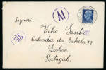 Stamp of Italy » Italian Occupations WWII » Dalmazia (Dalmatia) 1942 Cover from Provicchio Island to Lisbon