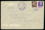 Stamp of Italy » Italian Occupations WWII » Dalmazia (Dalmatia) 1942 Cover with  "Ufficio Stralcio/Spalato" cds in violet