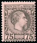 Stamp of Colonies françaises » Colonies Francaise Collections et Lots 1854-1985, Ensemble de collections, Monaco de 1885