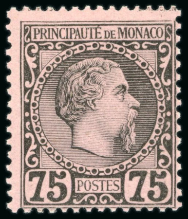 Stamp of Colonies françaises » Colonies Francaise Collections et Lots 1854-1985, Ensemble de collections, Monaco de 1885