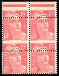 Stamp of France » Émissions à partir de 1900 1945-1948, Marianne de Gandon, Lot de 16 timbres **