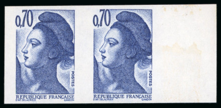 Stamp of France » Émissions à partir de 1900 1982, Liberté de Gandon, Lot de 3 paires de non dentelés