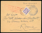 Stamp of Italy » Italian Occupations WWII » France 1940-42 Group of 12 items from Corsica, South of France, Algeria with tax handstamps