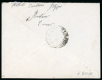 Stamp of Italy » Italian Occupations WWII » France 1943 (April 27) An extremely rare express usage from Fontan
