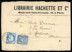Stamp of Colonies françaises 1882, Devant de paquet de la librairie HACHETTE pour