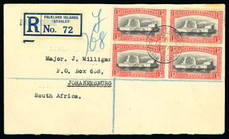 Stamp of Falkland Islands » Collections 1938 Collection studying the George V Centenary of the British Administration issues, including photo essays