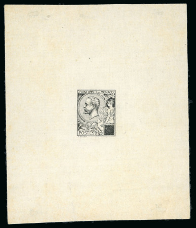 Stamp of Colonies françaises » Monaco 1891-94, Épreuve Type Albert 1er sans la valeur, le