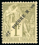 Stamp of Colonies françaises » St. Pierre et Miquelon 1891, Série Tillard 1891-1 à 18 / Y&T n°18 à 30,