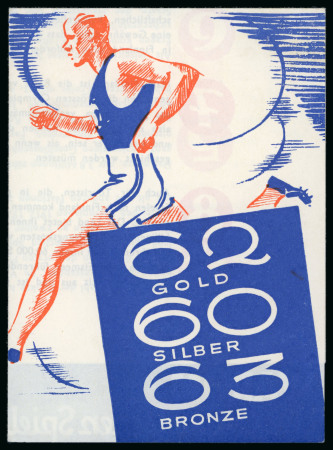 Stamp of Olympics » 1940 Helsinki (Cancelled) 1940 Helsinki "Why the Olympic Games 1940 in Finland?" promotional fold-out leaflet