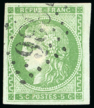 Stamp of France » Emission de Bordeaux 1870 1870, Lot de 21 exemplaires Y&T n°42B Émission de