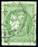 Stamp of France » Emission de Bordeaux 1870 1870, Lot de 19 exemplaires Y&T n°42B Émission de