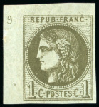 Stamp of France » Emission de Bordeaux 1870 1870, Émission de Bordeaux Y&T n°39 1 centime olive