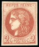 Stamp of France » Emission de Bordeaux 1870 1870, Émission de Bordeaux Y&T n°40Bf 2 centimes
