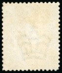 Stamp of Great Britain » 1855-1900 Surface Printed » 1880-83 Large Coloured Corner Letters, Wmk Imperial Crown 1881 2 1/2d blue pl.22, EL, line perforated imprimatur produced for inclusion into the "Before and After Committee" presentation book