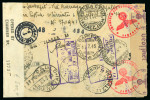 Stamp of Italy » Repubblica Sociale Italiana Destinazioni: 1943-45, straordinario insieme composto da 32 lettere