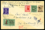 Stamp of Italy » Repubblica Sociale Italiana Destinazioni: 1943-45, straordinario insieme composto da 32 lettere