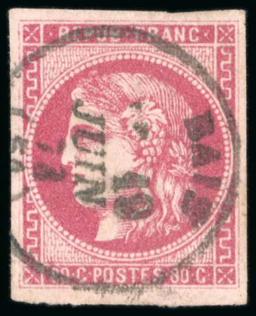 Stamp of France » Emission de Bordeaux 1870 1870, Lot de 5 exemplaires Émission de Bordeaux Y&T