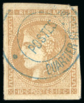 Stamp of France » Guerre de 1870-1871 1870,  Émission de Bordeaux 10 centimes bistre Y&T