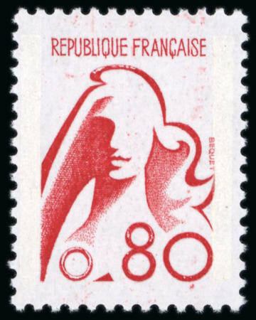 Stamp of France » Émissions à partir de 1900 1975, Non émis de la Marianne de Béquet 80 centimes
