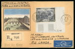 Stamp of France » Collections 1927-1960, Triple collection en 4 cartons tenue de